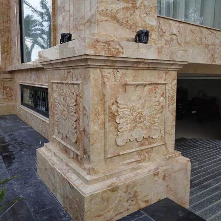 cột đá hoa cương tự nhiên 039 granite,marble tự nhiên