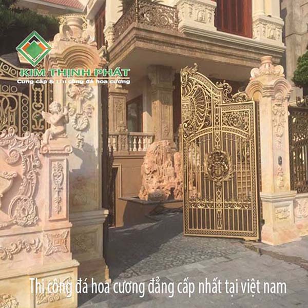 mặt liền đá marble mặt dựng