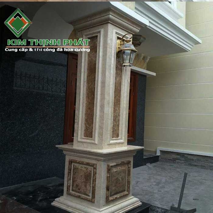 Cột đá hoa cương 2123 mang đến một vẻ đẹp tự nhiên, chân thành granite marble tự nhiên